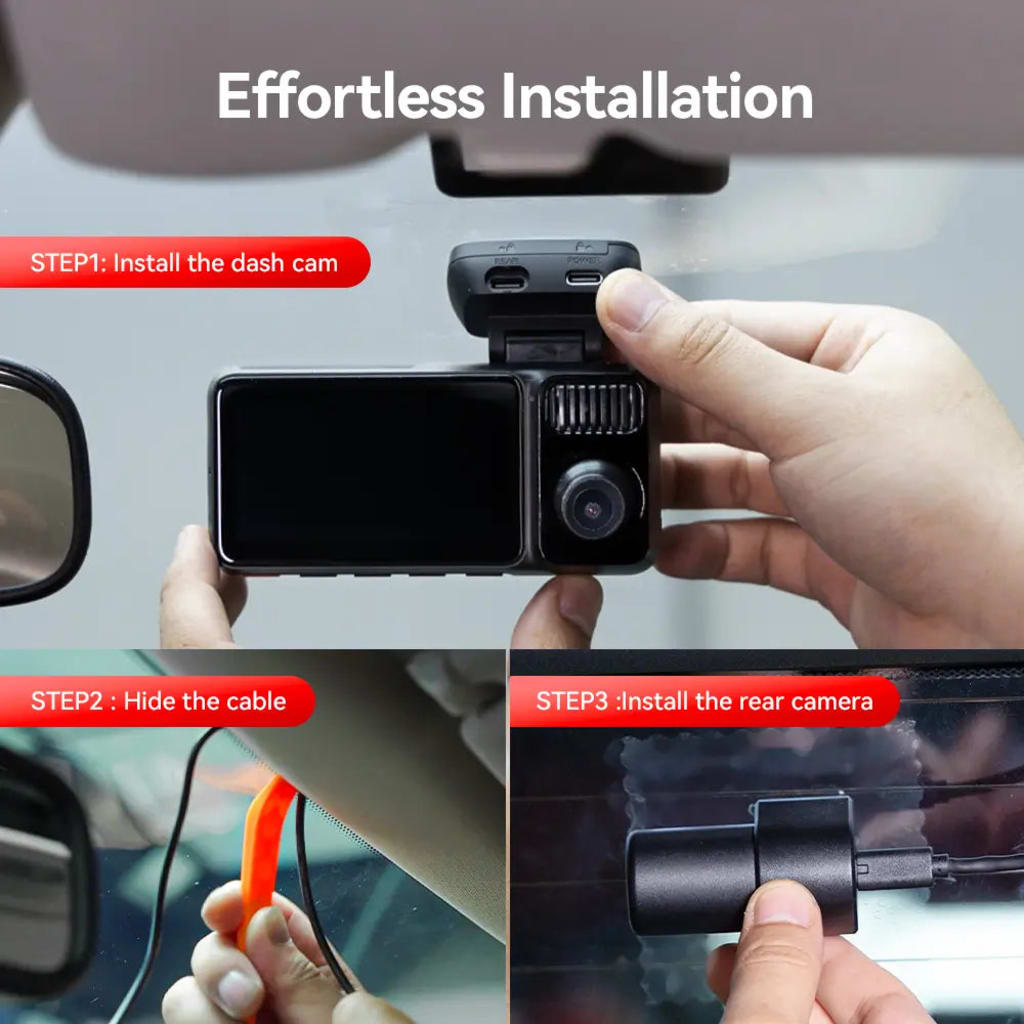 DriveForge Front Rear Dash Cam