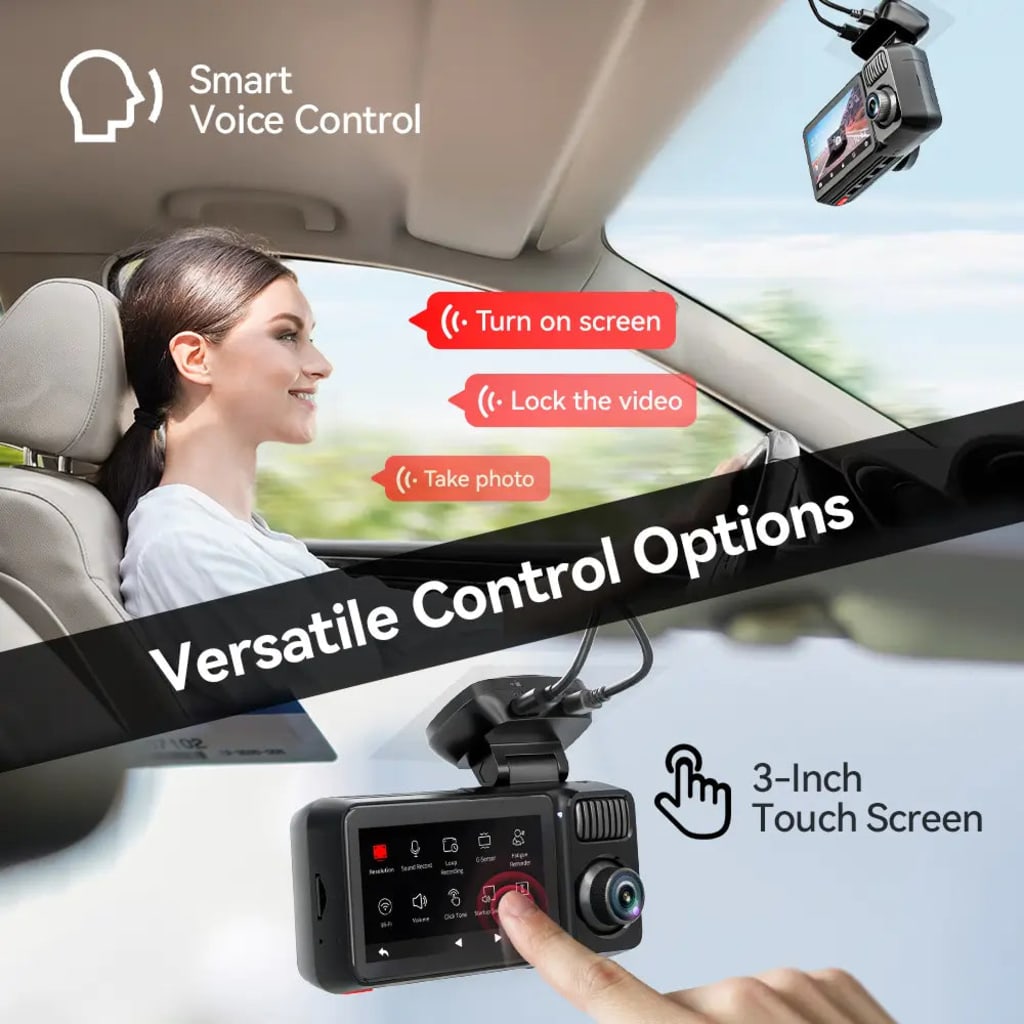 DriveForge Front Rear Dash Cam